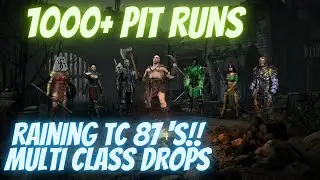 D2R, 1023 Pit Runs, Drop Highlights, Mega Rare Items and High Runes!