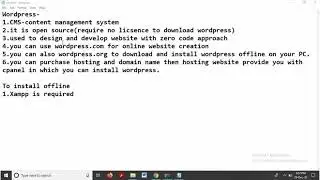 Wordpress installation and setup in hindi