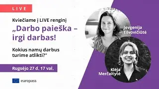 Darbo paie&scaron;ka &ndash; irgi darbas! Kokius namų darbus turime atlikti?