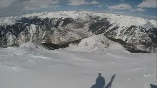 San Juan Ski Mountaineering from Molas Pass to Sultan Mountain to Silverton