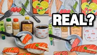 [💫 Paper ASMR 💫] 이게 종이라고요? 연어 3종 만들기 | Paper Salmon Art