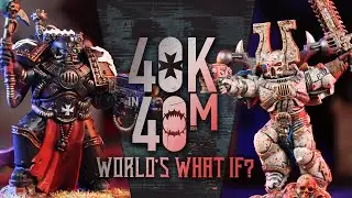 Two players from the Warhammer World's Event Battle on 40k in 40m!