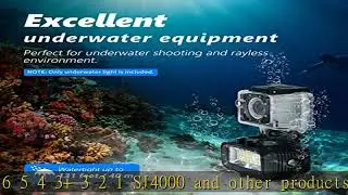 Neewer Waterproof Up to 131ft/40m Underwater 20 LED 700LM Flash Dimmable Fill Night Light with 3 Co