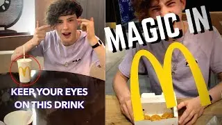 MAGIC IN MCDONALDS!! (MAGIC COMPILATION)