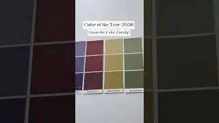 Guess the Color Family for Color of the Year 2026 | #BenjaminMoore 🏡👀