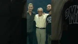 CM Punk meets Stan Lee and Thor at Comic Con 2012 #wwe #cmpunk #marvel #stanlee #chrishemsworth