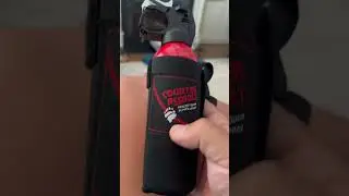 Bear spray for the trip through the #Yukon and #arcticcircle. The instructions were very effin clear