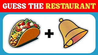 Guess the Fast Food Restaurant by Emoji? 🍔 Quiz Qv