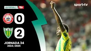 Resumo: U. Leiria 0-2 Tondela - Liga Portugal Meu Super | sport tv