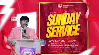 KBC Live | Telugu Service | Rev.Dr.T.G.Sunilkumar  | 14/12/2025 | 10:30 AM |