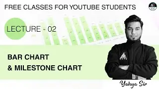 Bar Chart and Milestone chart |Lec-02| Yahya Sir
