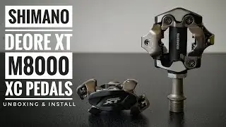 Shimano XT M8000 XC Pedals Unboxing & Install