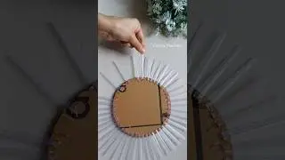 Plastic spoon wall decor craft ideas😍 #diy #craft #shorts #ytshorts #trending