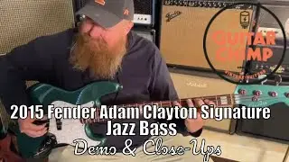 2015 Fender American Adam Clayton Signature Jazz Bass Sherwood Green