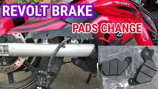 REVOLT BRAKE PADS CHANGE] How To Change REVOLT RV400 Disc Pads Kisa Change Karen