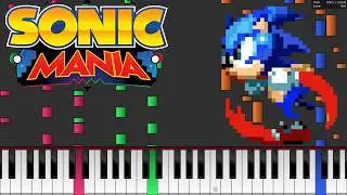 Metallic Madness Zone Act 1 - Sonic Mania (Piano Tutorial)
