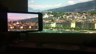 Comparison | phone vs Philips Picopix Max One | Demo | 90&rdquo; screen |