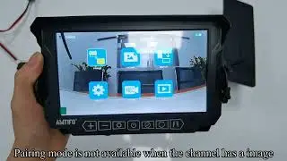 AMTIFO A8 Magnetic Wireless Backup Camera Operation Video
