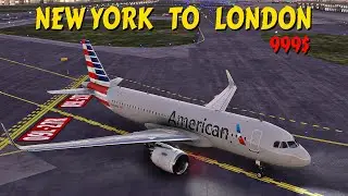 Full Flight: New York (JFK) to London (Heathrow) | 7 Hours Across the Atlantic!