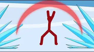In stick nodes My new oc vs dark red #stick nodes #animation