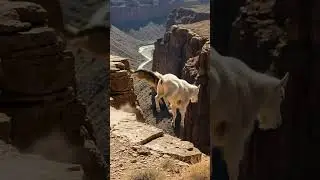 Wolf vs. Goat: The Ultimate Cliffhanger #Nature