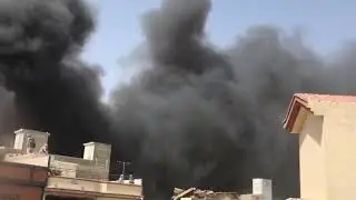 Model Colony After Plane Crash