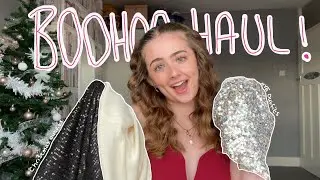 HUGE BOOHOO TRY ON HAUL | CHRISTMAS & NYE OUTFIT IDEAS