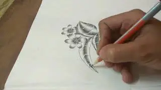 How to draw leaves & flowers