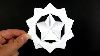 origami paper star step by step #shorts