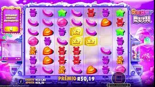 SUGAR RUSH PAGANDO COM 12 RODADAS. cassino &eacute; s&oacute; p\ maiores de 18 anos
