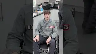 Washing and cleaning in a wheelchair ♿️ #wheelchair #scouse #scouse #disability