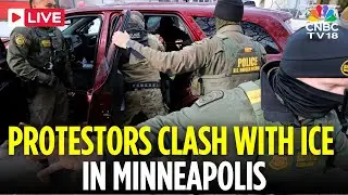 Anti-ICE Protests LIVE: Protesters Clash With ICE Agents in Minneapolis After Woman Shot Dead | N18G