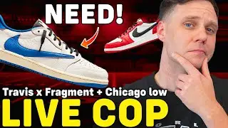 LIVE COP: JORDAN 1 LOW CHICAGO & TRAVIS SCOTT AIR JORDAN 1 LOW FRAGMENT?
