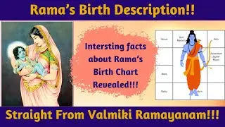 Sacred Insights: Rama's Birth in Valmiki Ramayana | Celestial Destiny, Divine Manifestation
