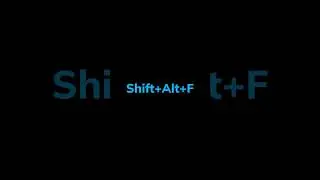 Bringing code into order in one move in VS Code #vscodeshortcuts