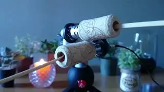 ASMR - 耳かき棒で掻くスピードを変えてガリガリするコルク耳かき