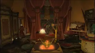 FFXIV/FF14 House/Housing-RE10(Grassland nomad tent, warm small interior, no filter)
