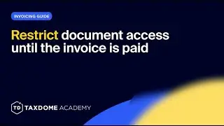 Restrict document access until the invoice is paid
