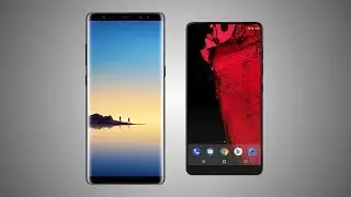 Galaxy Note 8 vs Essential phone - Comparison video