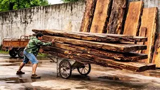 Turn Dreams Into Reality! See How This Craftsman Turned Discarded Wood Into A Study Desk For Two Kid