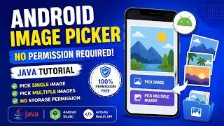 Android Image Picker Tutorial (No Permissions Required!) |  || TUTORIAL IN JAVA || IT WALA