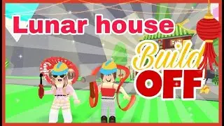 NEW LUNAR HOUSE BEDROOM BUILD OFF | Roblox adopt me