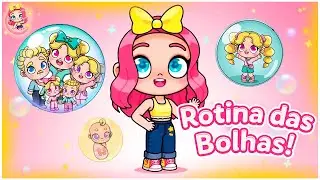 🌙✨ A Rotina da Fam&iacute;lia Bubble Glam! 🏡💥 A Fam&iacute;lia Bolha no Avatar World 🚀