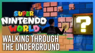 Walking Through the Underground in Super Nintendo World - Universal Studios Japan