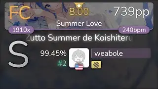weabole | Niji no Conquistador - Zutto Summer de Koishiteru [Summer Love] +HD 99.45% {#2 739pp FC}