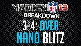 Madden 13 : Defense Tips : Nano Blitz (3-4: Over - Trio Sky Zone)