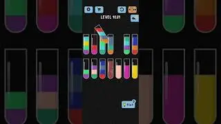 Water Color Sort Level 1021 Walkthrough Solution iOS/Android