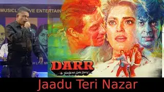 Jaadu Teri Nazar - Live Show | Darr (1993) | Cover by Vishal Jagtap 