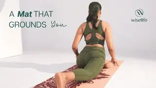 Best Yoga Mat for Home Workouts | Wiselife Botanical Mandala Mat