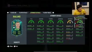 Runthefutmarket Reacts To 98 MOMENTS HAALAND SBC